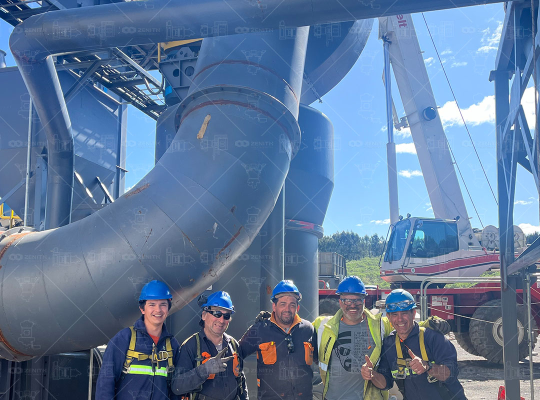 MTW European Trapezium Mill installation at an industrial facility