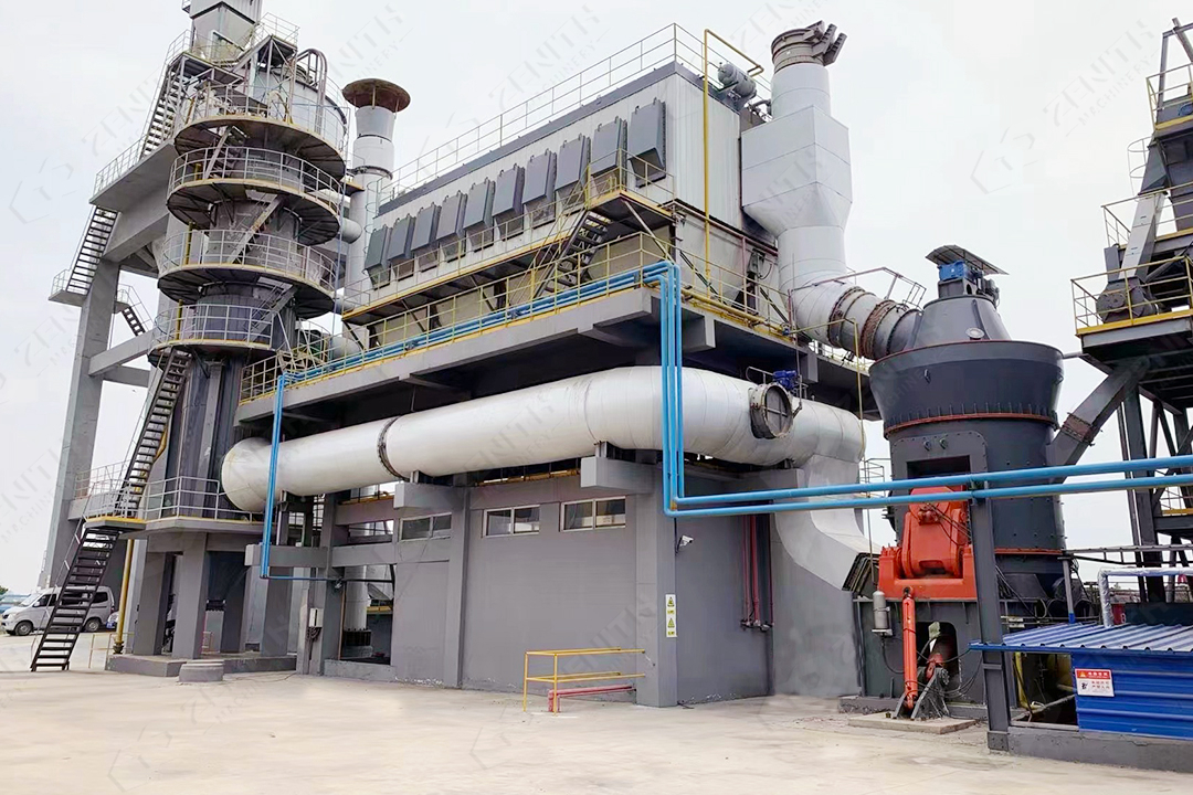 Complete coal grinding plant layout