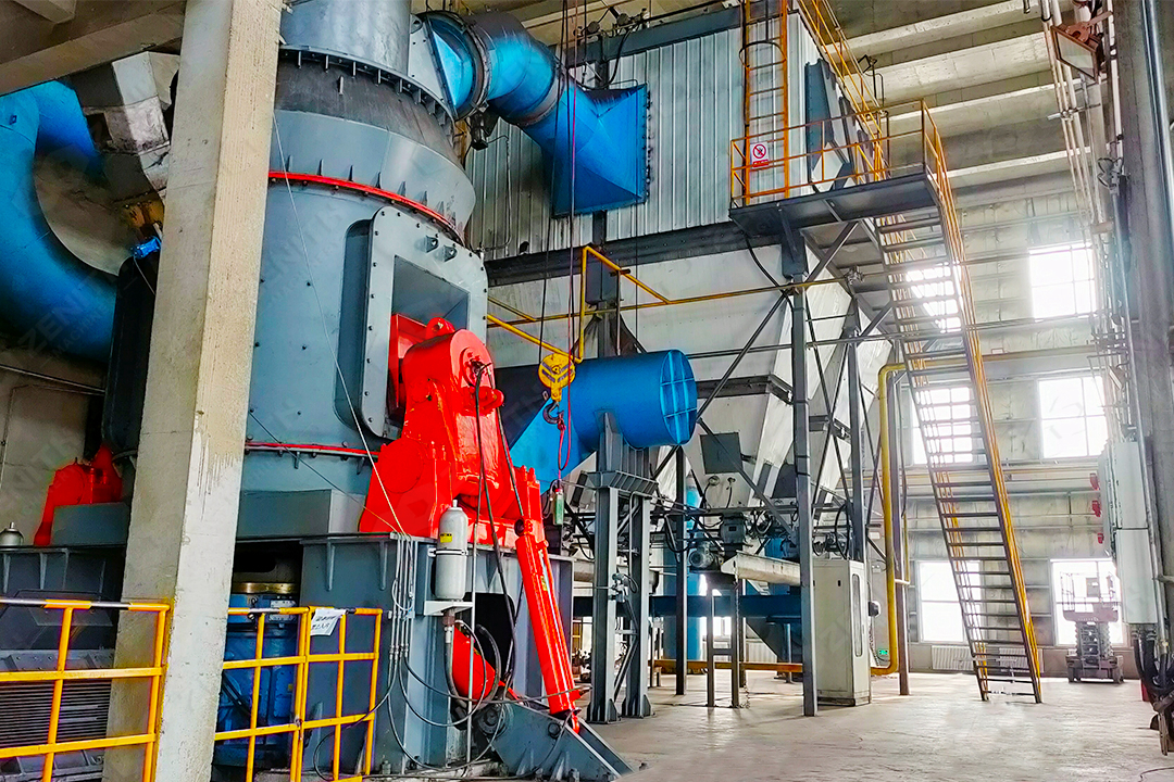 LM Vertical Grinding Mill processing water slag with automated control system