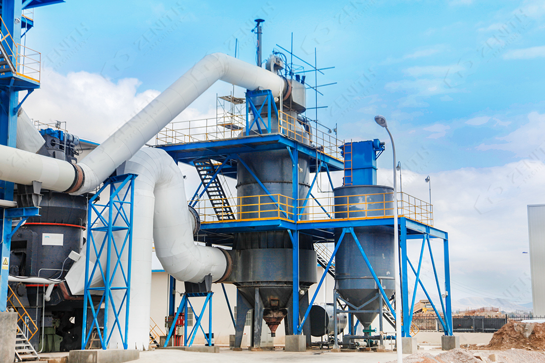 LM Vertical Grinding Mill system for continuous lithium slag processing