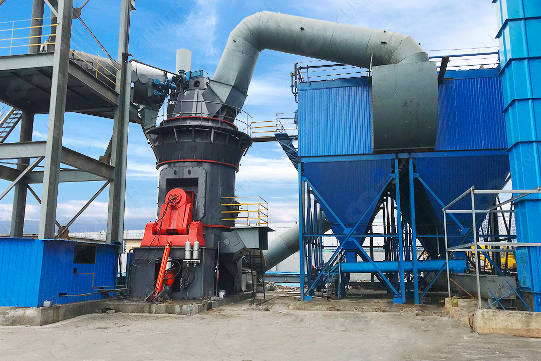 Vertical grinding mill installation at a Kenyan mineral processing plant