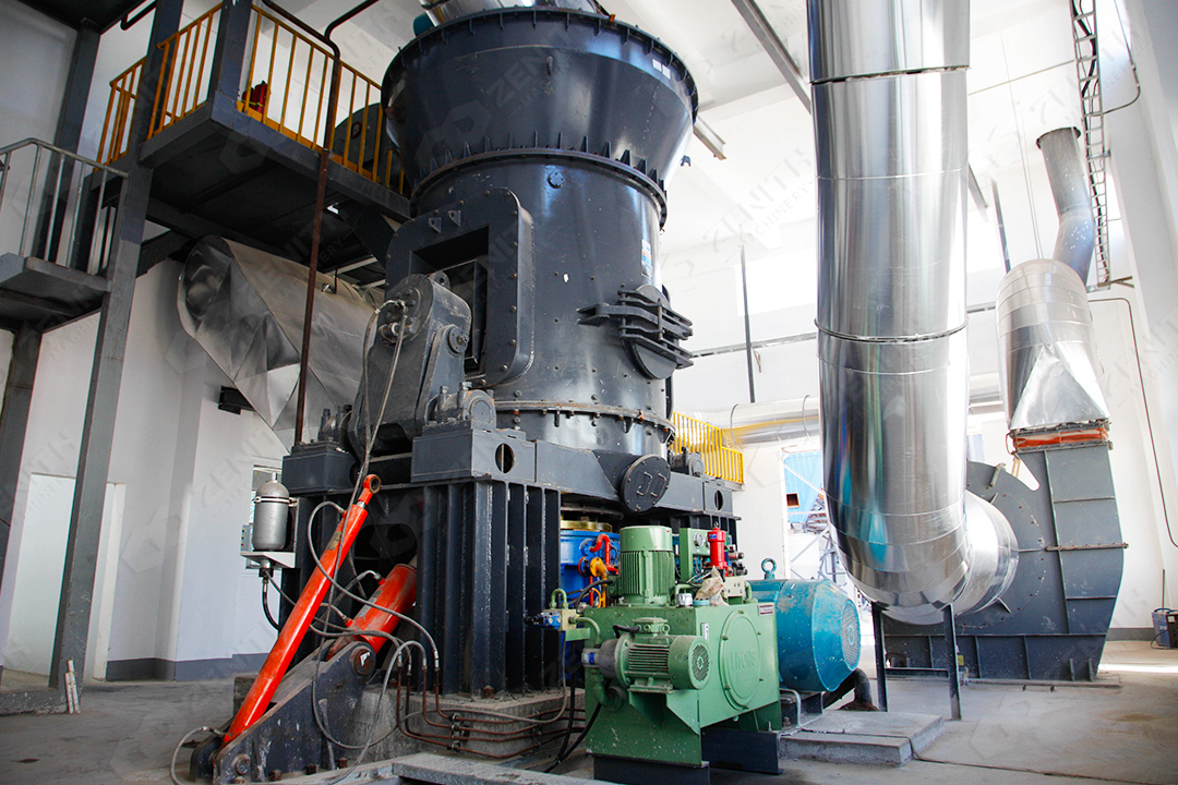 Various industrial applications of ground calcite powder produced by vertical mills