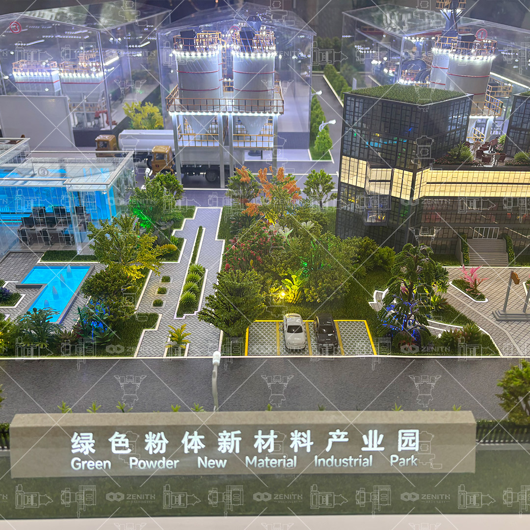 Complete grinding plant installation overview