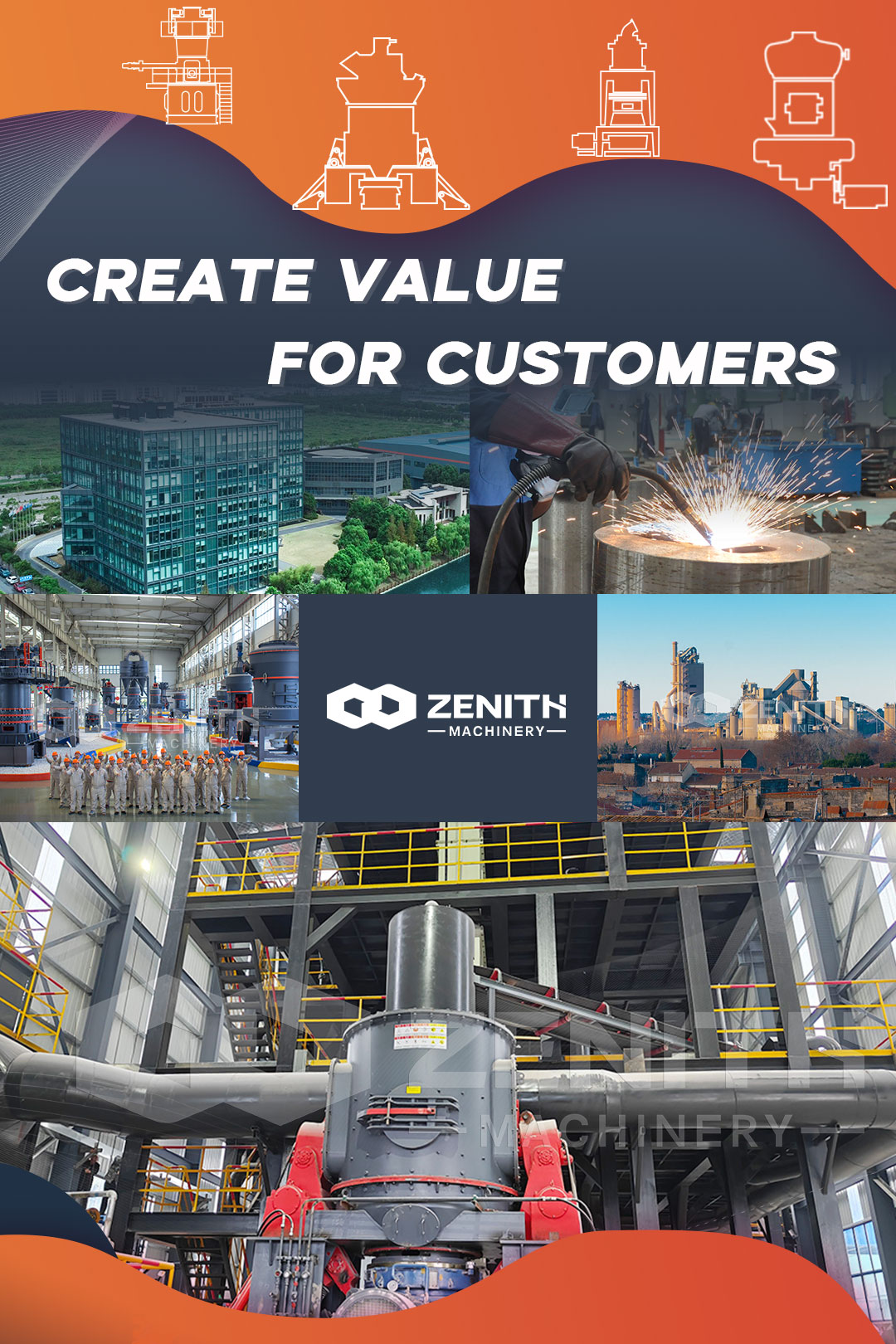 LUM Ultrafine Vertical Grinding Mill in industrial setting