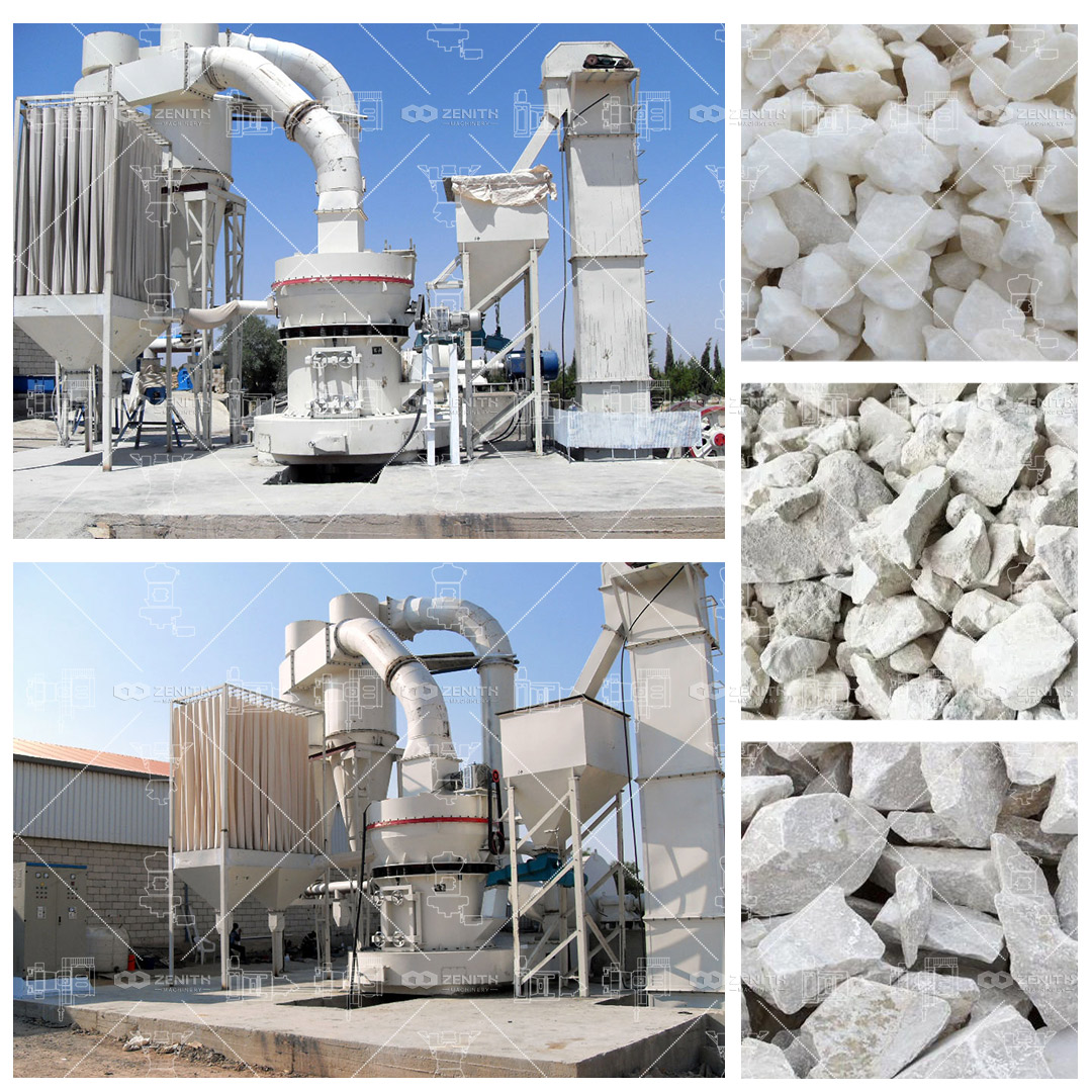 Limestone grinding mill for desulfurization in steel plants, finished ...