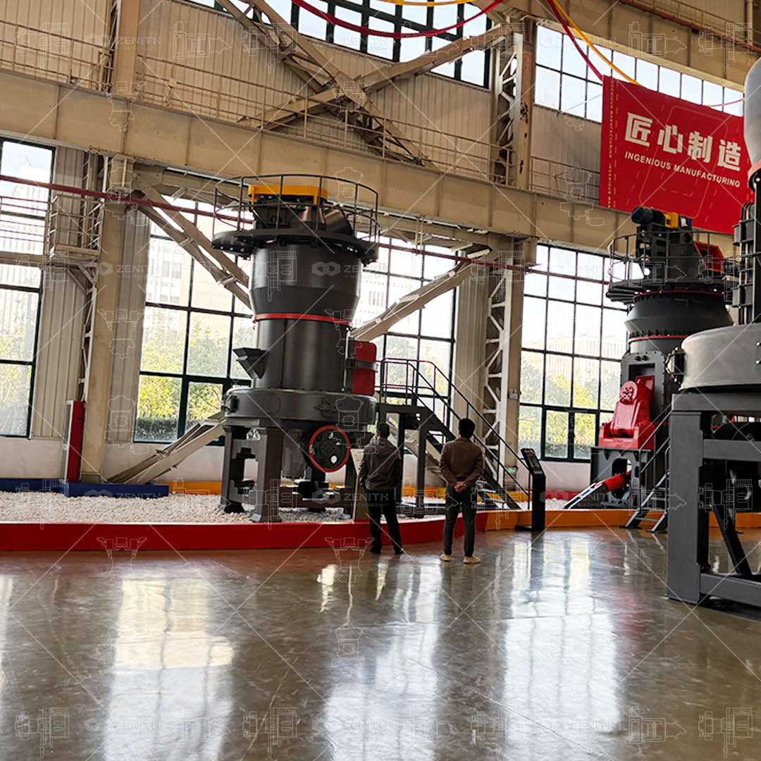 Close-up view of finely ground 200 mesh limestone powder for desulfurization