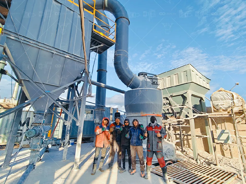 MTW138 European version grinding mill limestone powder production line in Kazakhstan