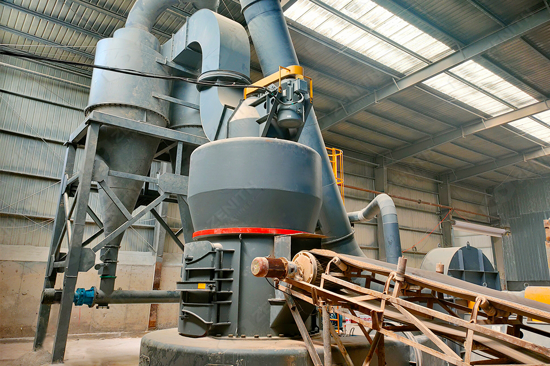 Industrial installation of a large MTW European Trapezium Mill system in a factory setting.