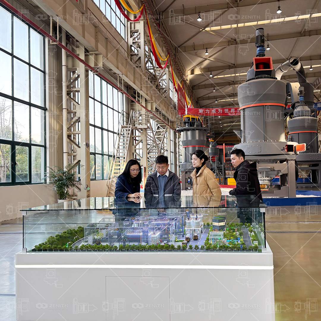 An engineer monitoring a modern, fully automated grinding mill control panel in an industrial plant.