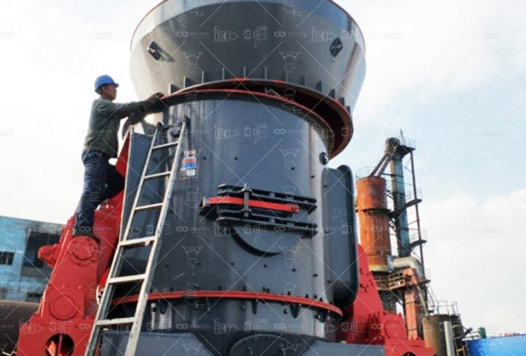 Advanced automated control panel of Zenith LM Vertical Grinding Mill for easy monitoring