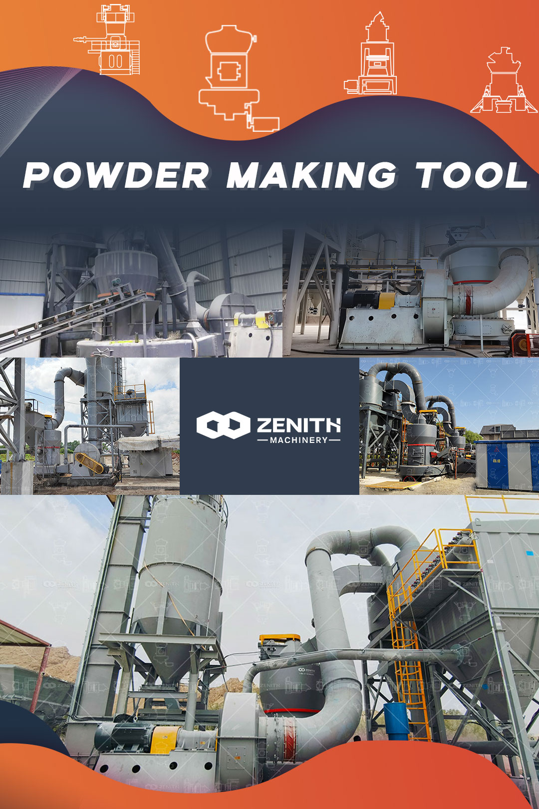 Installation of a large MTW European Trapezium Mill in an industrial plant setting