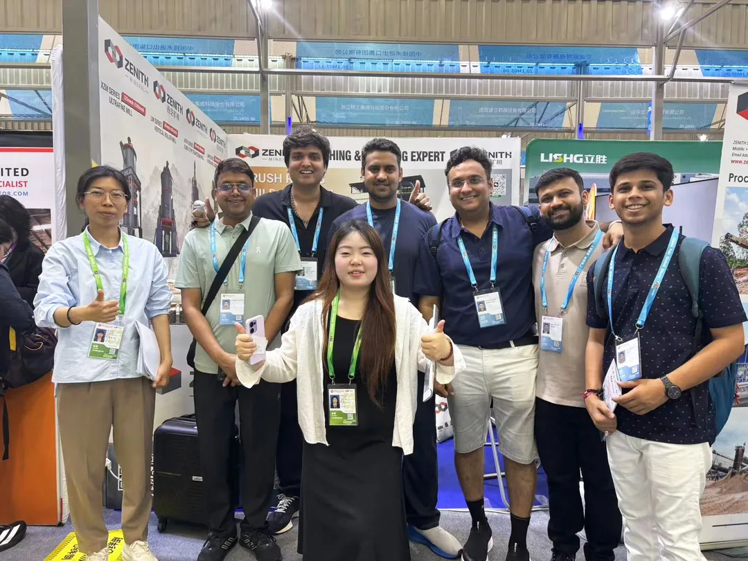 ZENITH booth at the Canton Fair with visitors