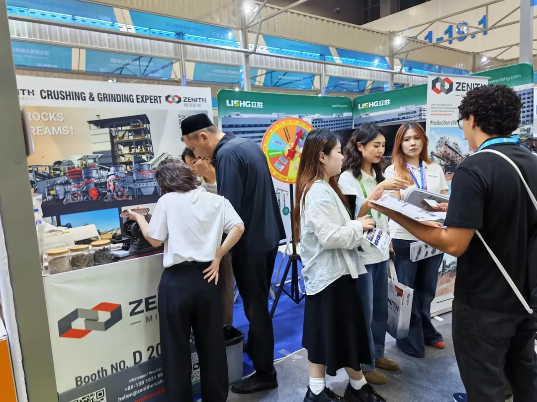 ZENITH product panels at the Canton Fair