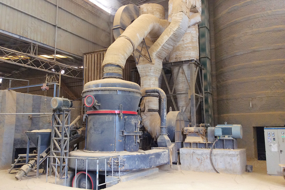 Finished wall plastering powder made from ground limestone, used in construction projects