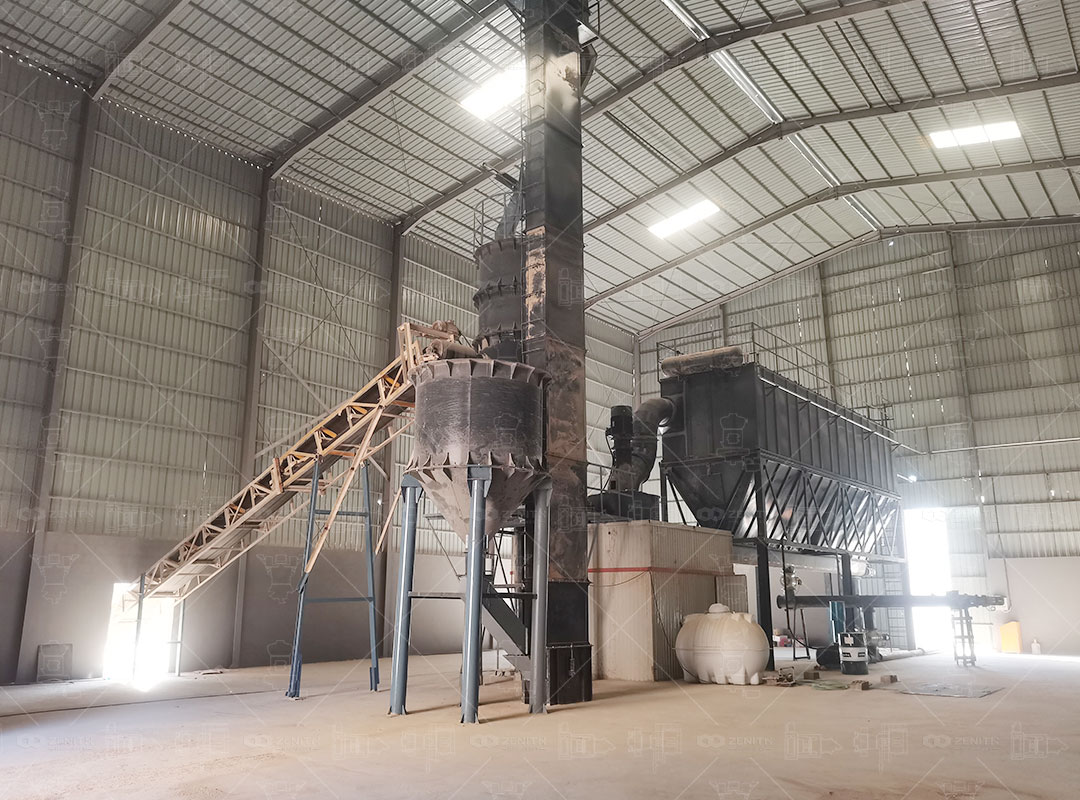 Magnesite powder 1700 mesh for refractory application produced by XZM1100 mill