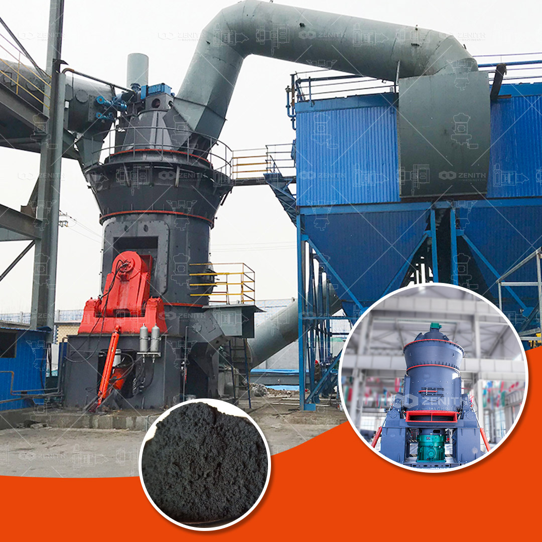 Working principle of the LM vertical mill with grinding roller, disc, and separator