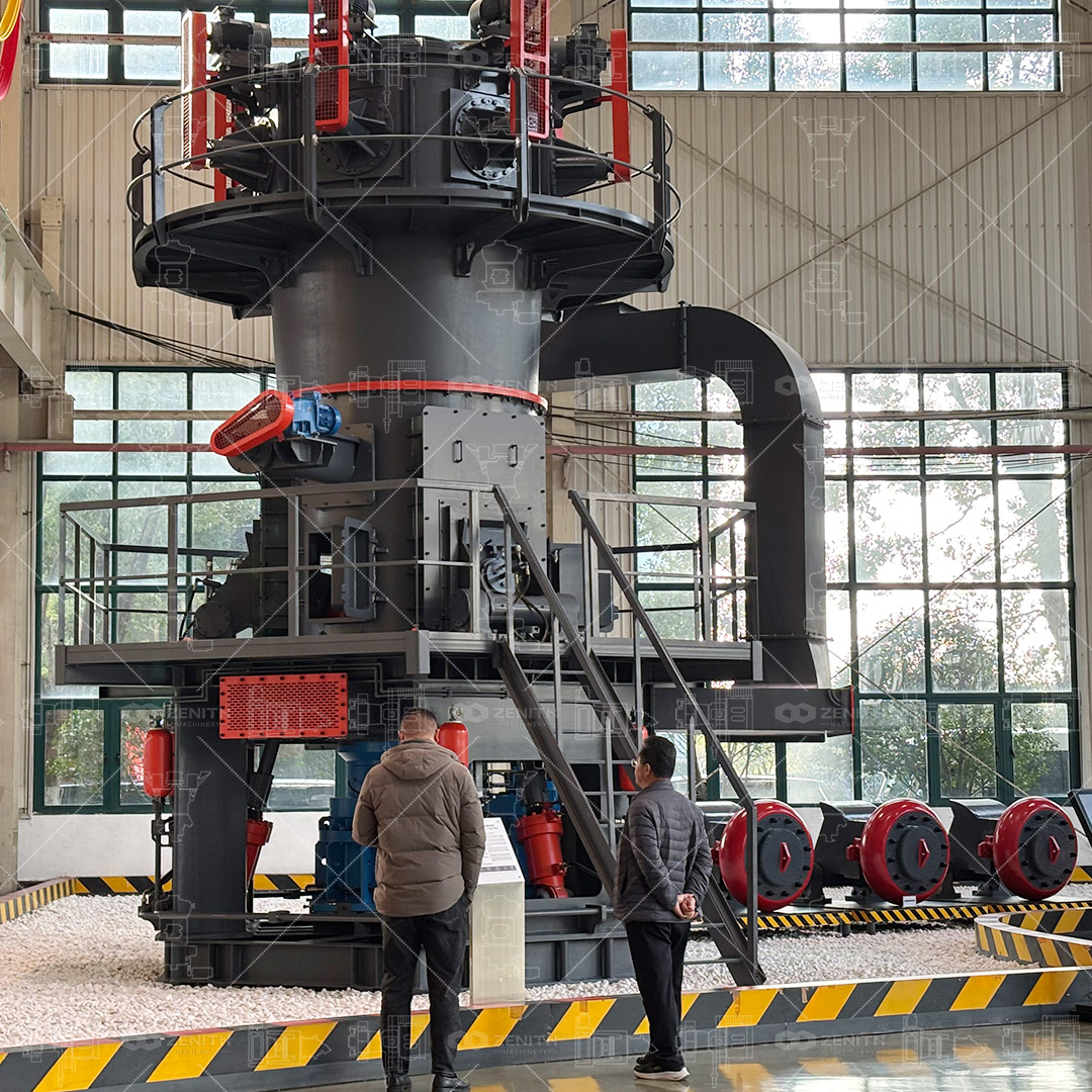LM190 vertical roller mill for limestone grinding in a cement factory