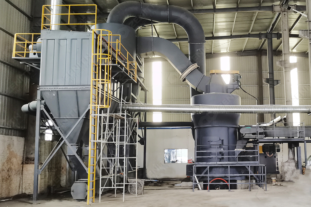 325 mesh limestone powder output from Zenith Raymond mill