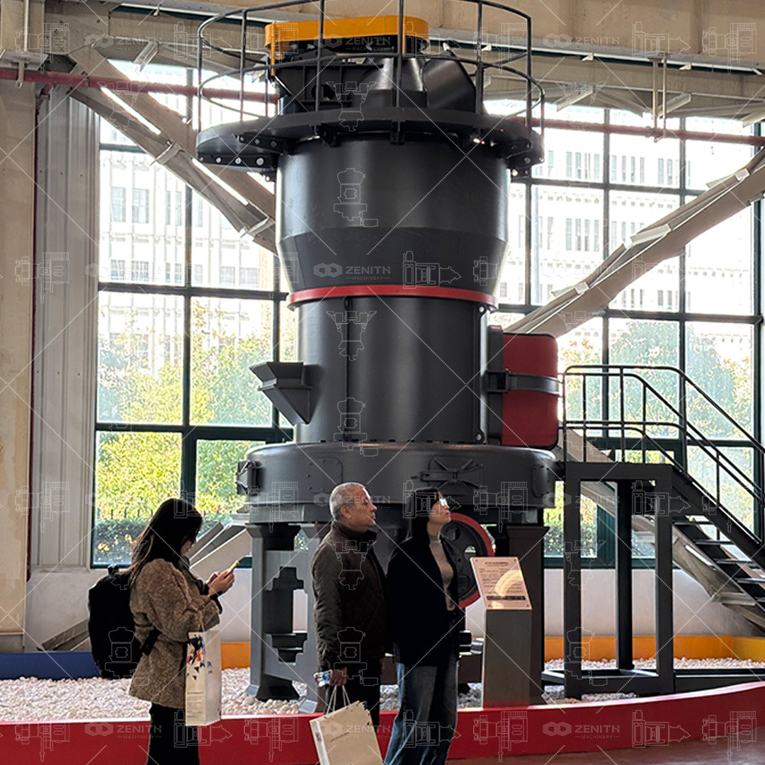 MTW110 grinding chamber and limestone powder classifier