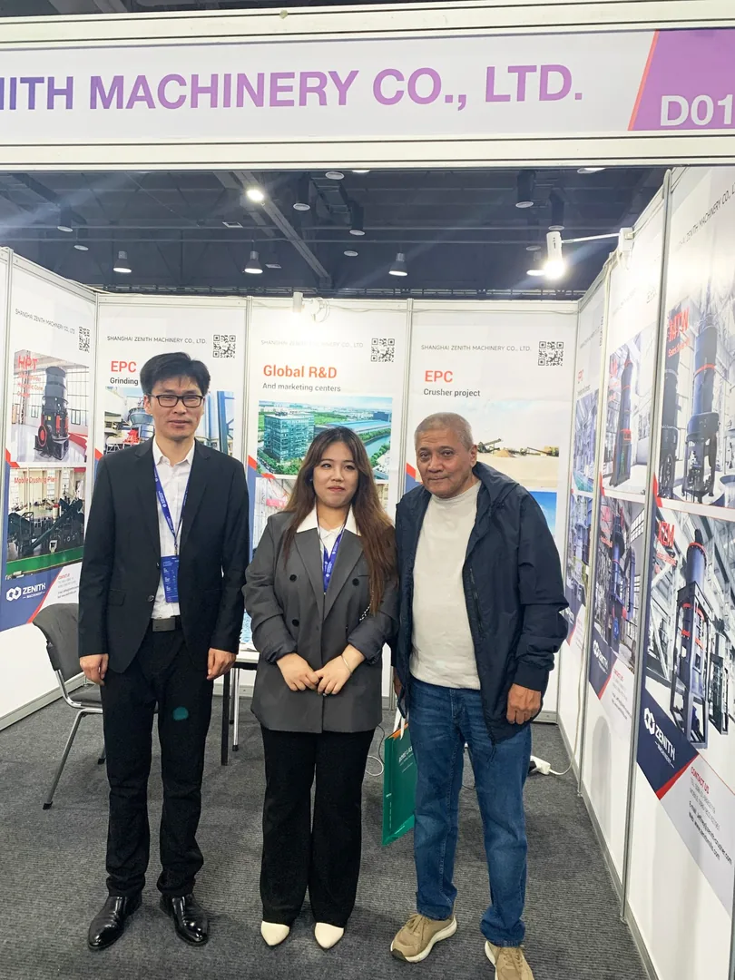 The ZENITH booth at UzMiningExpo 2026 in Tashkent, Uzbekistan