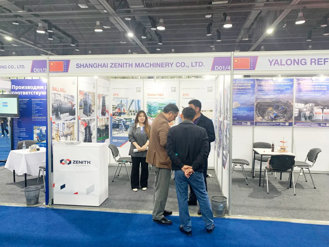 ZENITH booth overview at UzMiningExpo 2026
