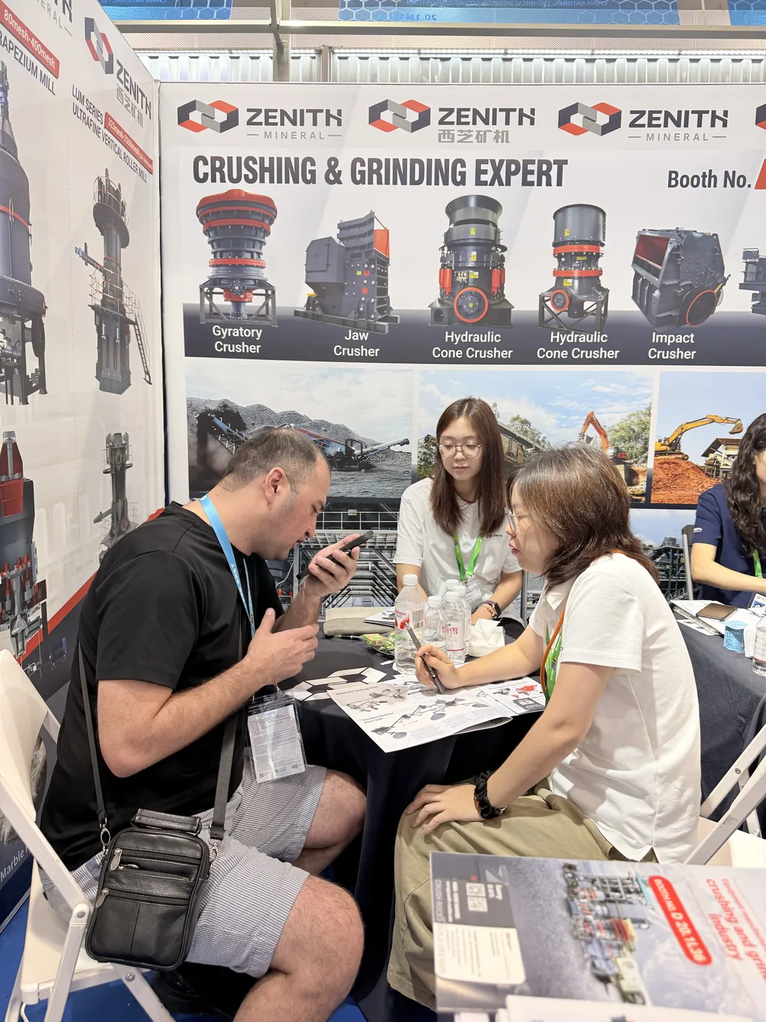 ZENITH crushing and grinding booth at the 140th Canton Fair 2026, Hall 20.1 Booth L36